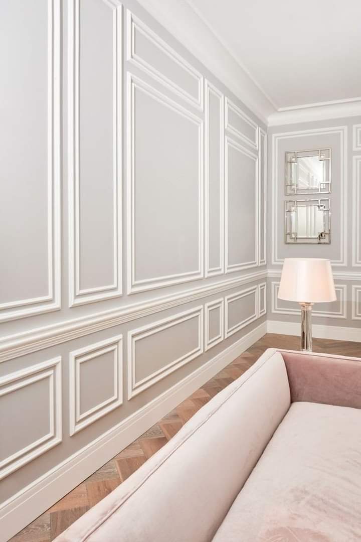 Horizontal wood plank wall cladding