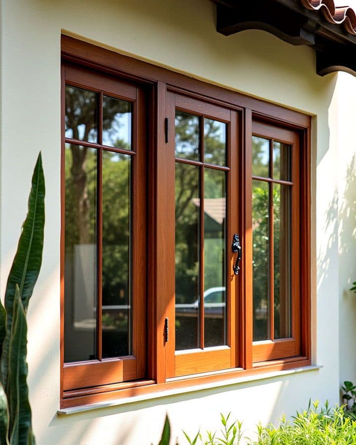 Interior wood window install with crisp detailing